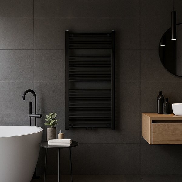 BPS-koupelny Koupelnový radiátor CORSO BL 1 60x120 cm, černý