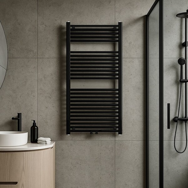 BPS-koupelny Koupelnový radiátor CORSO BL 1 60x120 cm, černý