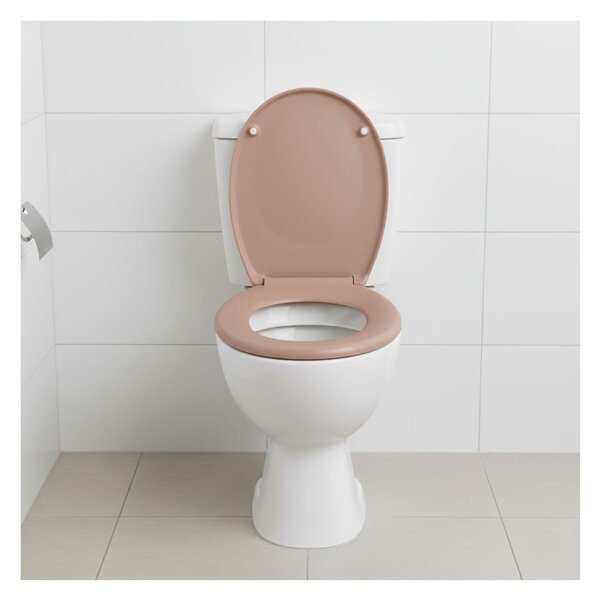 Spirella WC prkénko NEELA, soft-close, matné cappuccino, duroplast