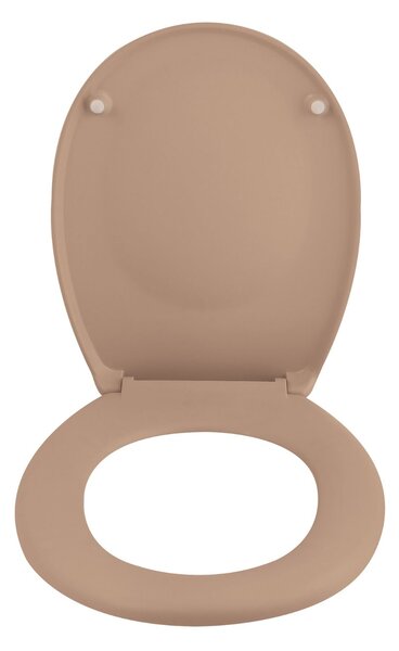 Spirella WC prkénko NEELA, soft-close, matné cappuccino, duroplast