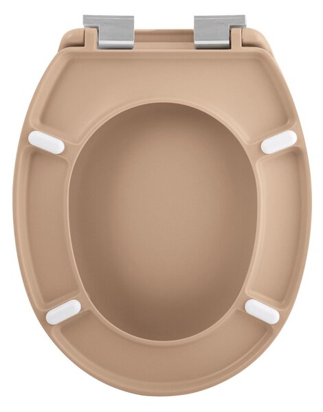 Spirella WC prkénko NEELA, soft-close, matné cappuccino, duroplast