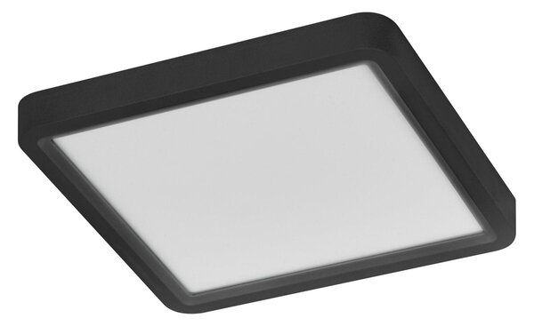 Černý LED Panel ORBIS 195x195mm 16W Click Stmívatelný, Teplá Bílá