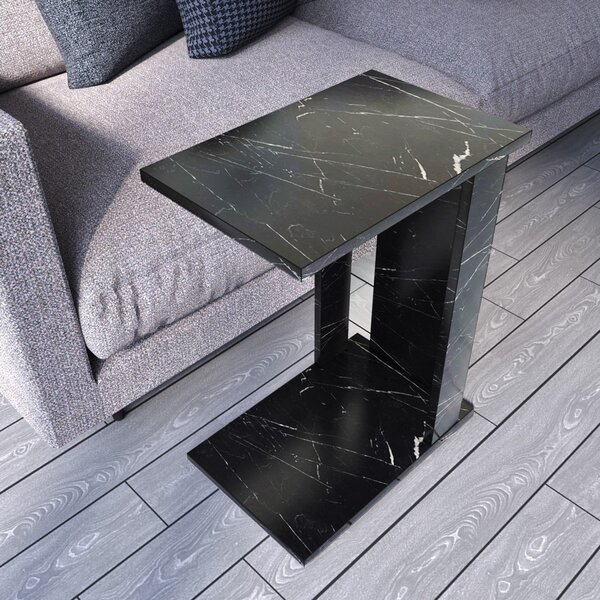 Kalune Design Odkládací stolek Pasific černý