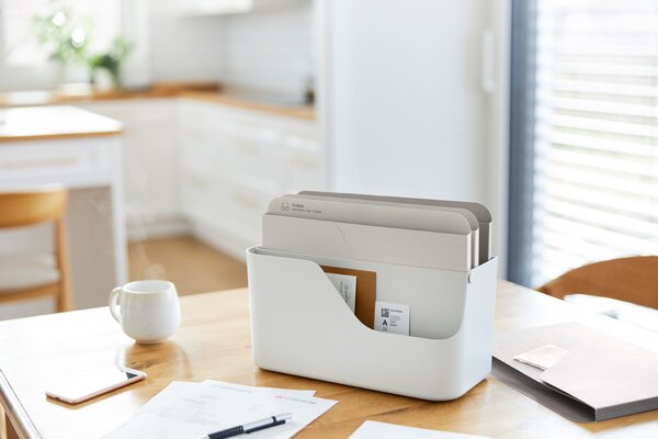 Rotho Sestava – Organizér na poštu + Archivační box - myPAPER bílá