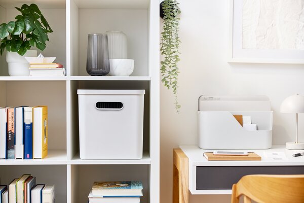 Rotho Sestava – Organizér na poštu + Archivační box - myPAPER bílá