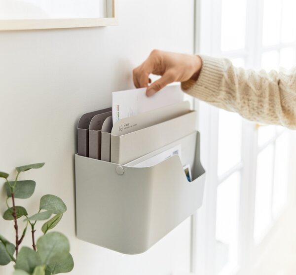 Rotho Sestava – Organizér na poštu + Archivační box - myPAPER bílá
