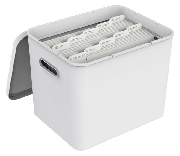 Rotho Sestava – Organizér na poštu + Archivační box - myPAPER bílá