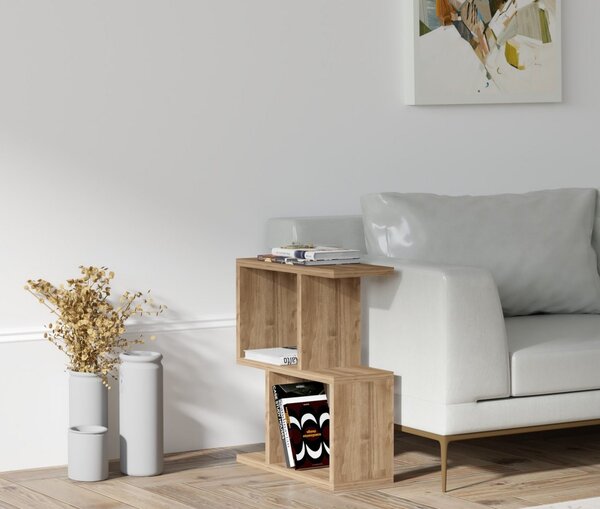 Kalune Design Odkládací stolek Zet dub castello koňak