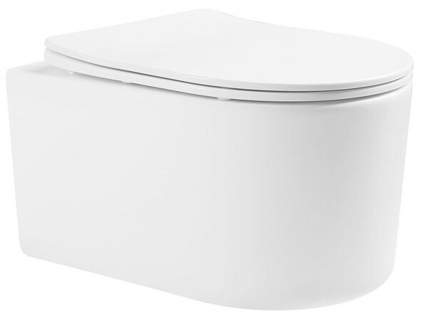 MEXEN - Sofia Závěsná WC mísa včetně sedátka s slow-slim, duroplast, bílá 30540300