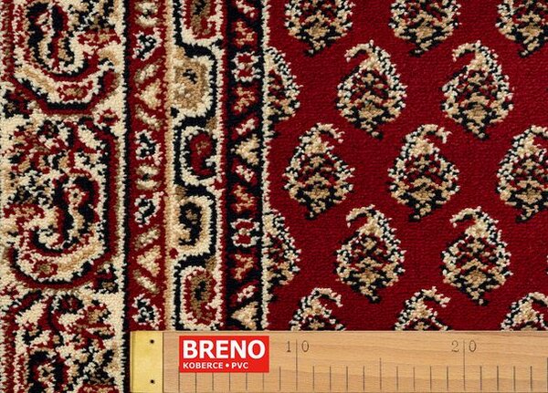 Breno Kusový koberec SOLID 03/CPC - červený orientální vzor, 160x230 cm, Červená/Vícebarevné