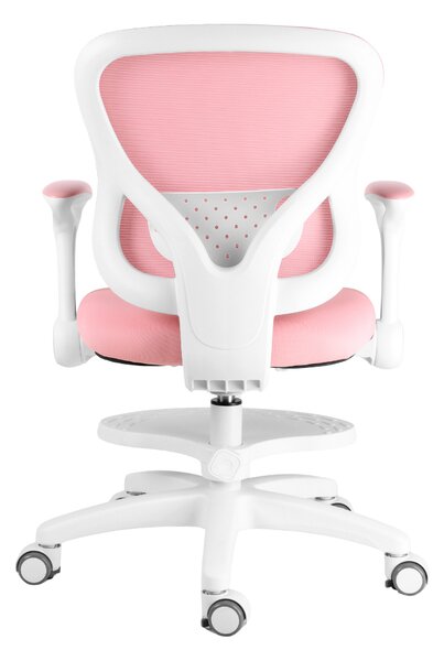 Dětská rostoucí židle Neoseat JUNI 007 — látka, pratelný potah, růžová