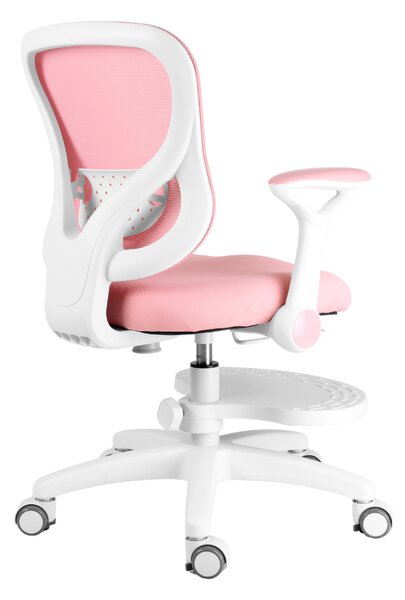 Dětská rostoucí židle Neoseat JUNI 007 — látka, pratelný potah, růžová