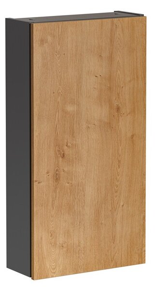 Comad Závěsná koupelnová skříňka Monako 830 1D 40 cm šedá/dub hamilton