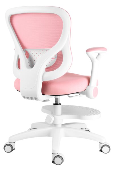 Dětská rostoucí židle Neoseat JUNI 007 — látka, pratelný potah, růžová