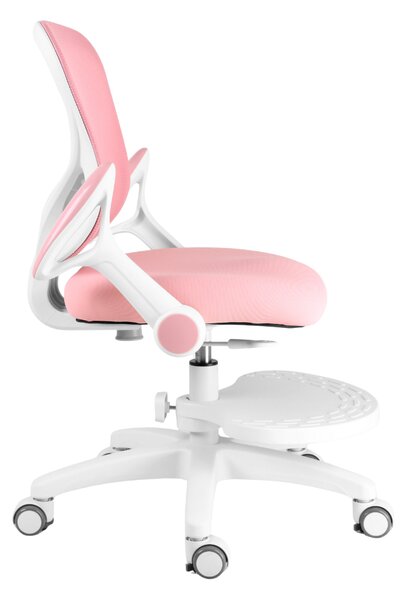 Dětská rostoucí židle Neoseat JUNI 007 — látka, pratelný potah, růžová