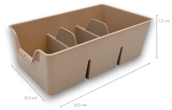 ALTOM Organizér na koření v sáčcích, zásobník, BEN3 - mocha, 20x14x8