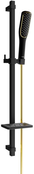 MEXEN - DQ49 posuvný sprchový set, černá / zlato 785494581-57