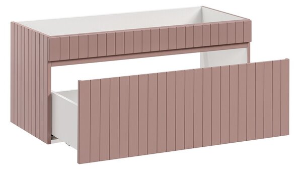 Comad Závěsná skříňka pod umyvadlo Iconic 100 cm růže
