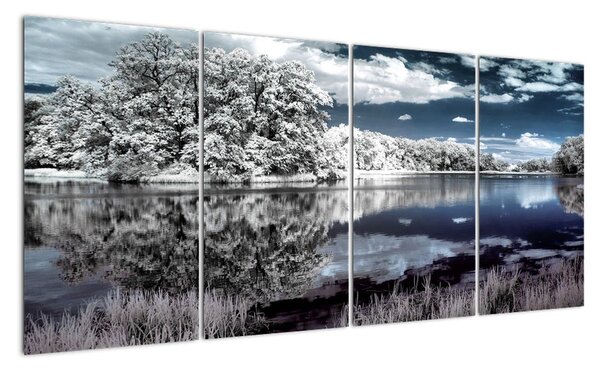 Zimní krajina - obraz (160x80cm)