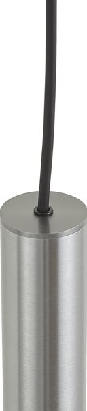 Designové závěsné svítidlo Gunmetal GU10 50mm IP44 - Tuba