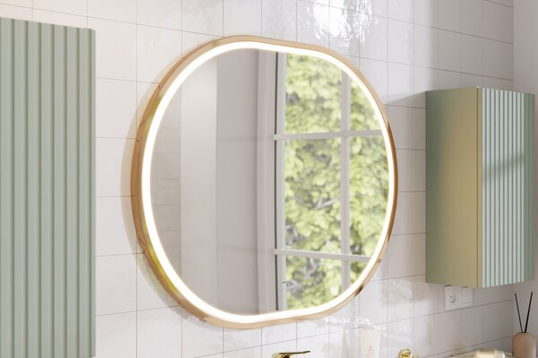 Comad Koupelnová sestava Casad Nature Magic s deskou, umyvadlem, skříňkami a zrcadlem 60 cm černá