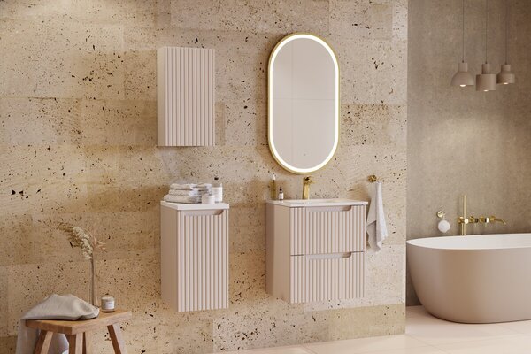 Comad Závěsná koupelnová skříňka Nova Cashmere 83-20-1D kašmírová