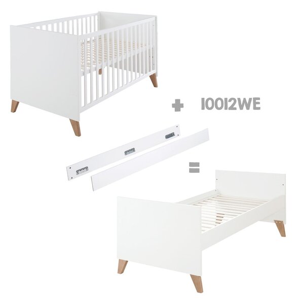 Postýlka v bílo-přírodní barvě 70x140 cm Ole – Roba