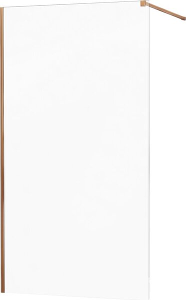 MEXEN - KIOTO Sprchová zástěna WALK-IN 50x200 cm 8 mm, růžové zlato, transparent 800-050-101-60-00