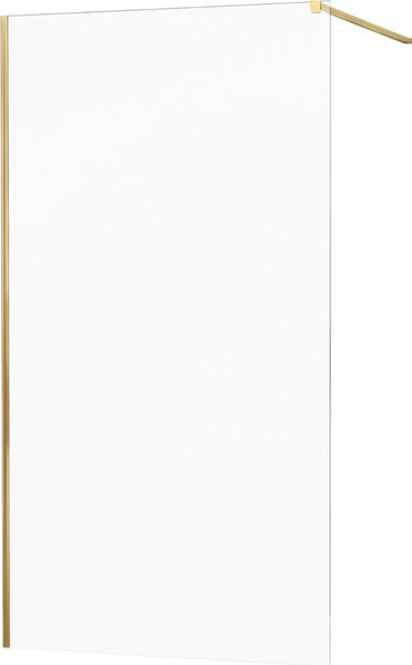 MEXEN - KIOTO Sprchová zástěna WALK-IN 70x200 cm 8 mm, zlatá, transparent 800-070-101-50-00
