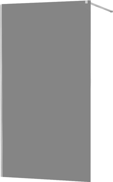 MEXEN - KIOTO Sprchová zástěna WALK-IN 100x200 cm 8 mm, chrom, kouřové sklo 800-100-101-01-40