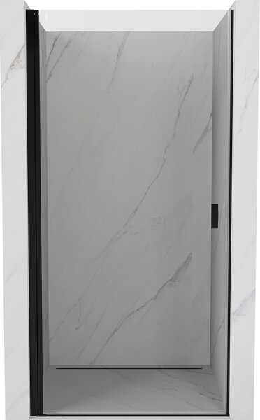 Mexen Mist-B sprchové dveře otevírací 60 cm, transparentní, černé - 8A2-060-000-70-00
