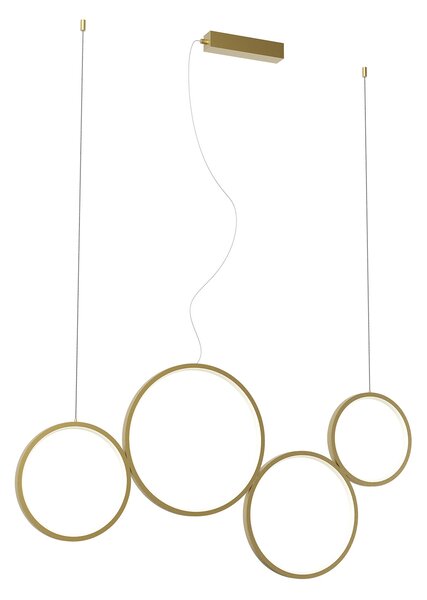 Smarter Závěsné LED interiérové svítidlo Athena, d.100cm Barva: Černá
