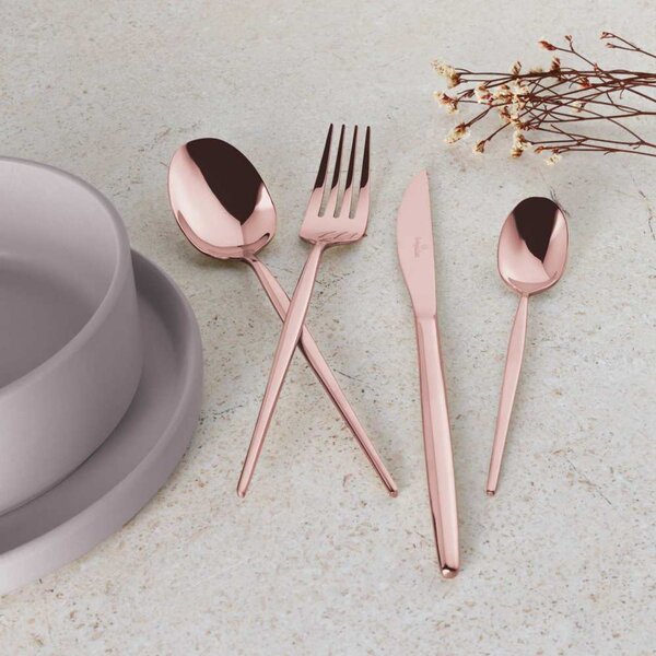 Sada příborů 24 ks Rosegold Metallic Line
