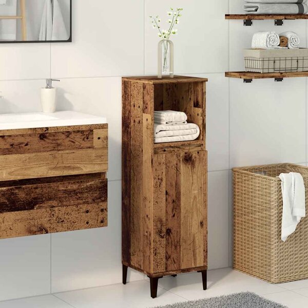 Koupelnová skříňka old wood 30 x 30 x 100 cm kompozitní dřevo