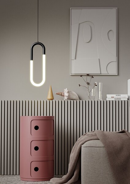 Smarter Závěsné LED svítidlo Latium, v.138cm Barva: Černá