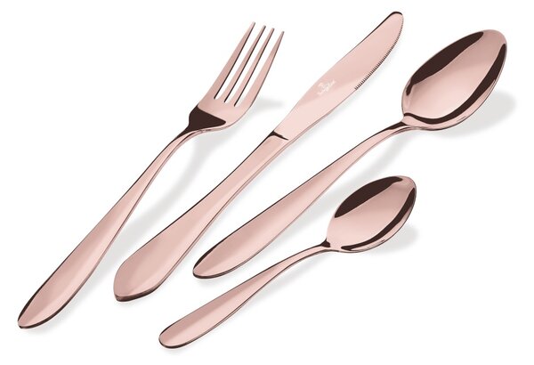 Sada příborů 24 ks Rosegold Metallic Line