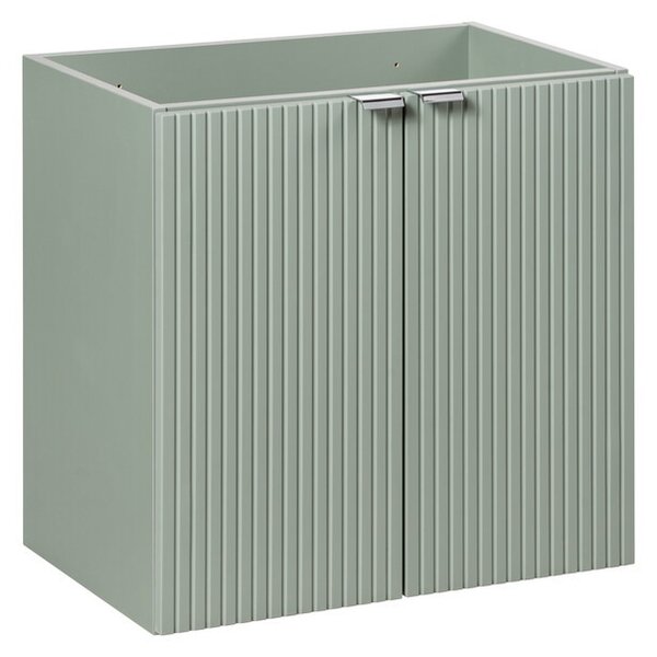 Comad Koupelnová sestava Line Reed Green se skřínkami a umyvadly 140 cm zelená/dub evoke