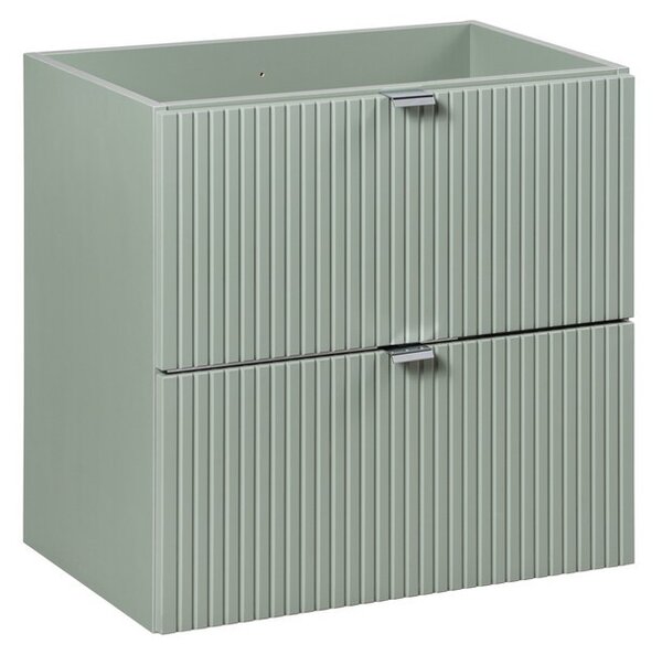 Comad Koupelnová sestava Line Reed Green se skřínkami a umyvadly 140 cm zelená/dub evoke