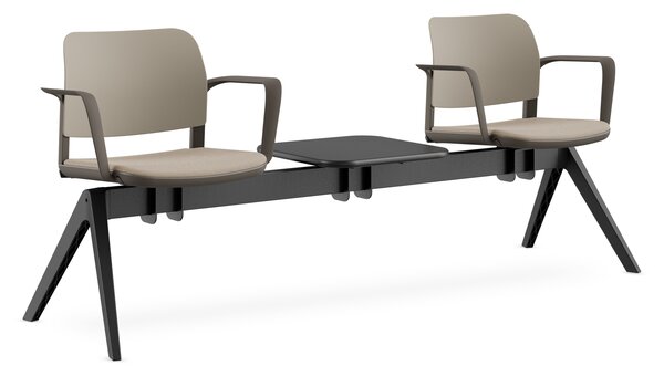 LD SEATING - Lavice DUO dvojmístná se stolkem