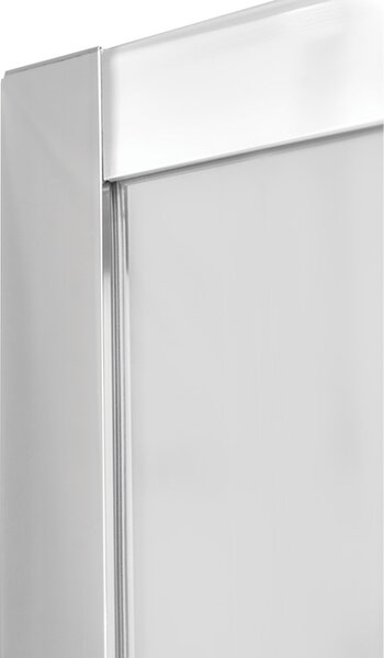 Besco Čtvrtkruhový sprchový kout MODERN HR 80x80 (90x90), výška 165 cm - bez vaničky Rozměry (cm): 90x90, Barva profilů a typ výplně: profily: chrom, výplň: transparent