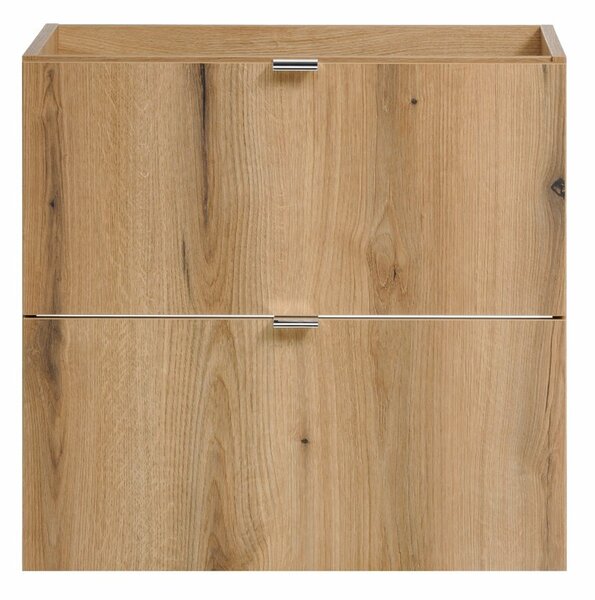 Comad Závěsná umyvadlová skříňka Nova Oak s deskou 140 cm dub evoke