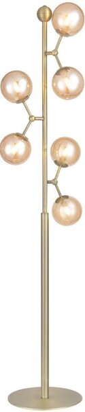 Halo Design Skleněná stojací lampa Atom 155 cm