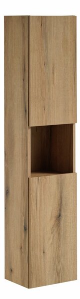 Comad Koupelnová sestava Nova Oak II s deskou a skříňkami 80 cm dub evoke/černá