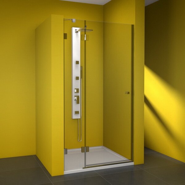 Otevíravé sprchové dveře Teiko NSDKR 1/90 L S-WO V333090L52T41003 90x187 cm / výplň Transparent - Water Off