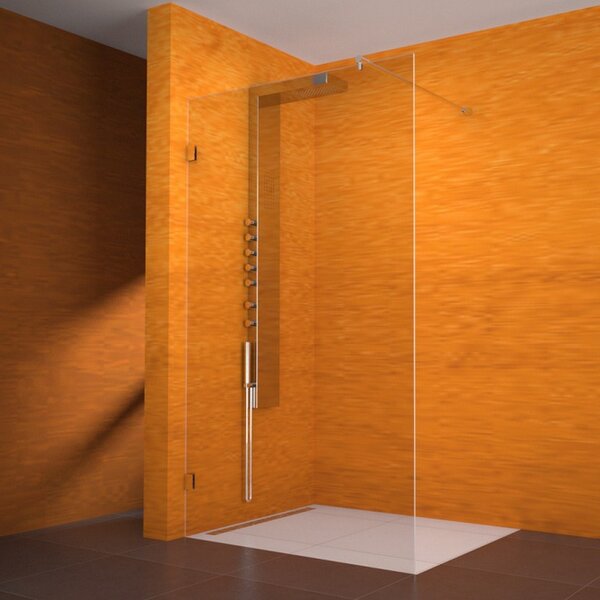 Jednodílná sprchová stěna Teiko NSSR1 L S-WO V334120L52T80003 120x100x200 cm / výplň Transparent - Water Off