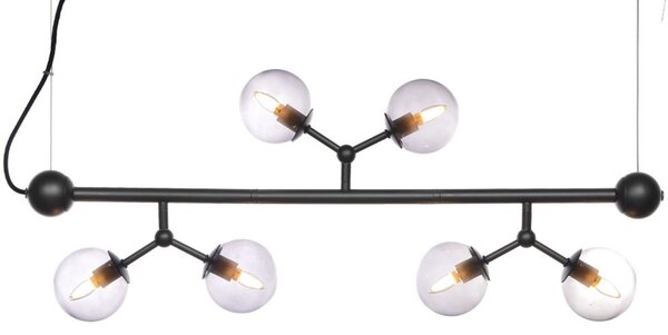 Halo Design Skleněné závěsné světlo Atom 80 cm