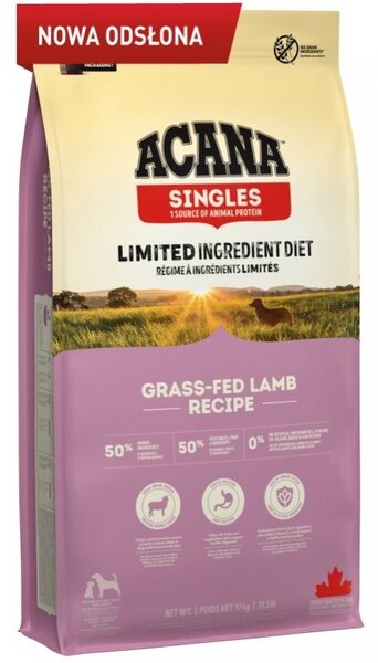 ACANA Singles Grass-Fed Lamb Mono - suché krmivo pro psy - 17kg