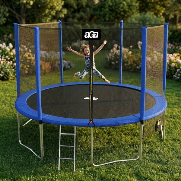 Trampolína Aga SPORT PRO 400 cm Blue + ochranná síť