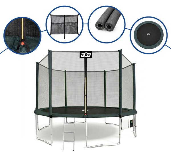 Aga SPORT PRO 430 cm Dark Green + ochranná síť