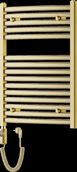 Mexen Helios, elektrické topné těleso 800 x 600 mm, 600 W, zlatá lesklá, W103-0800-600-2600-50